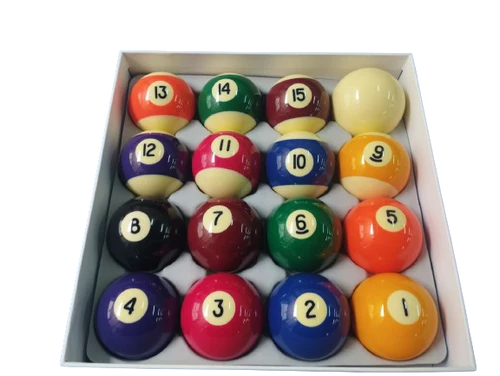 Jogo de Bolas Montante Numeradas e Faixadas