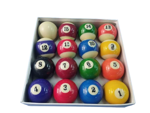 Jogo de Bolas Importada Numeradas e Faixadas