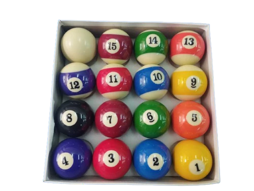 Jogo de Bolas Importada Numeradas e Faixadas