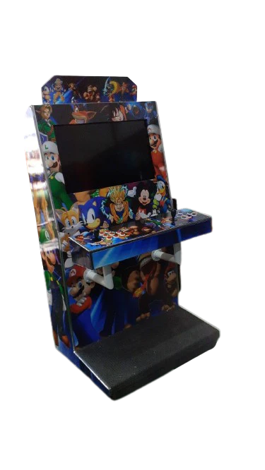 Máquina Videogame FS Luxo 32 polegadas Adesivada com 4.300 Jogos