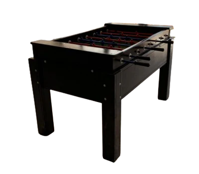 Mesa de Pebolim FS Preta Oficial com Ferros Embutidos com Gaveta