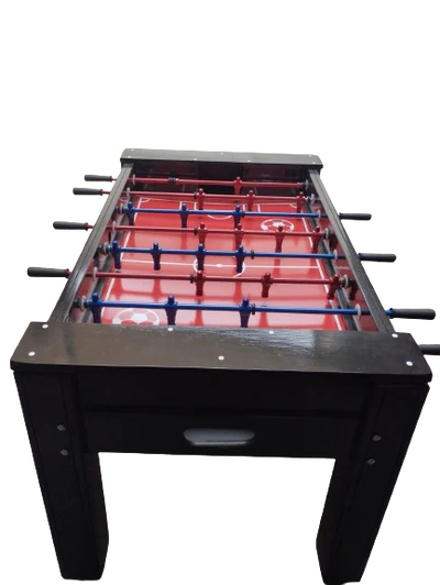 Mesa de Pebolim Preta FS Oficial com Ferros Embutidos em Pinus