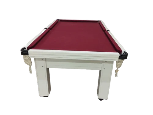Mesa de Sinuca Elite FS Branca com Redinhas 2.20x1,20m.