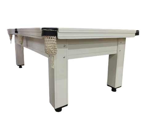 Mesa de Sinuca Elite FS Branca com Redinhas 2.20x1,20m.