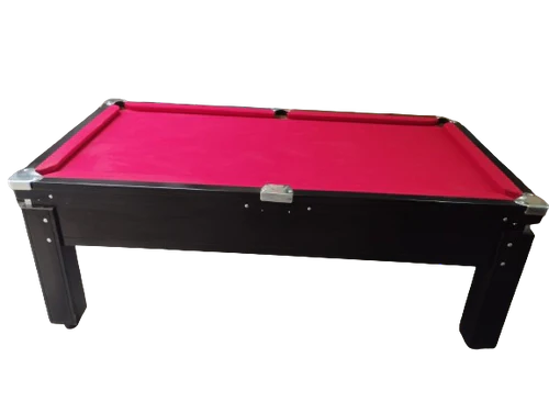 Mesa de Sinuca FS Preta com Gaveta 2,23x1,23m