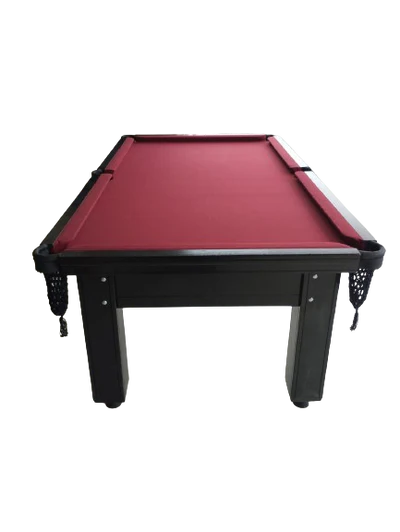 Mesa de Sinuca FS Preta com Redinhas 1,88x1,17m