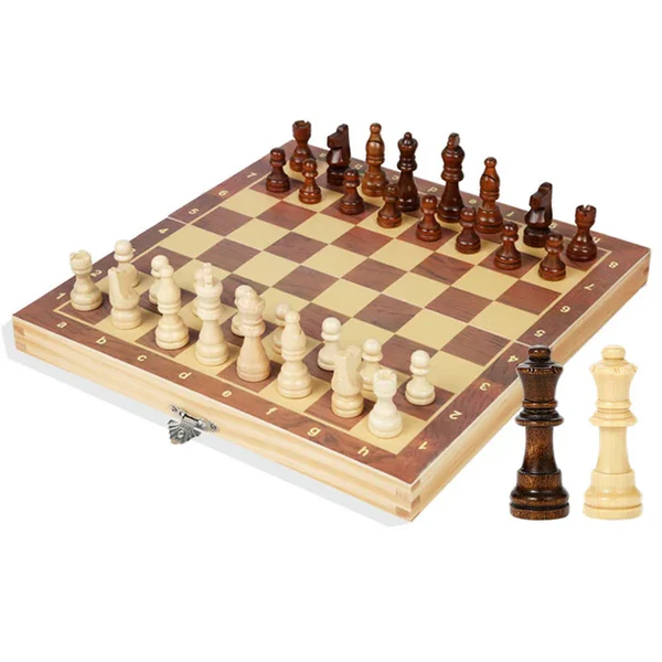 Tabuleiro com peças de Xadrez 29x29cm